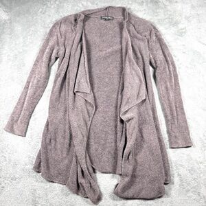 Barefoot Dreams Bamboo Chic Lite Open Front Cardigan Sweater Size M/S Soft Hi-Lo